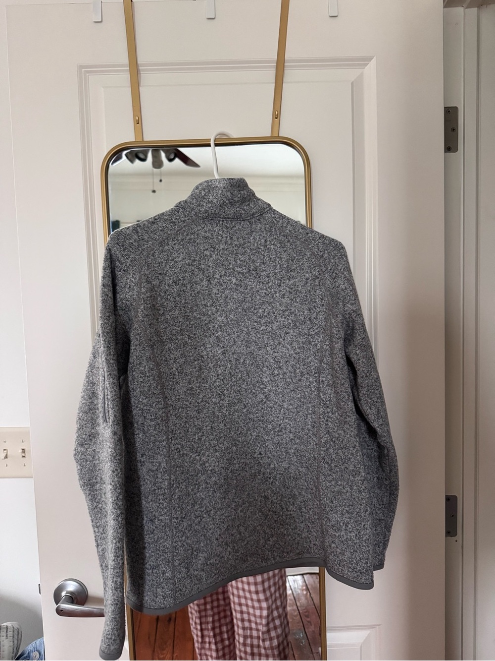 Patagonia Heather Gray Better Sweater Quarter-Zip Pullover Fleece - Picture 5 of 5